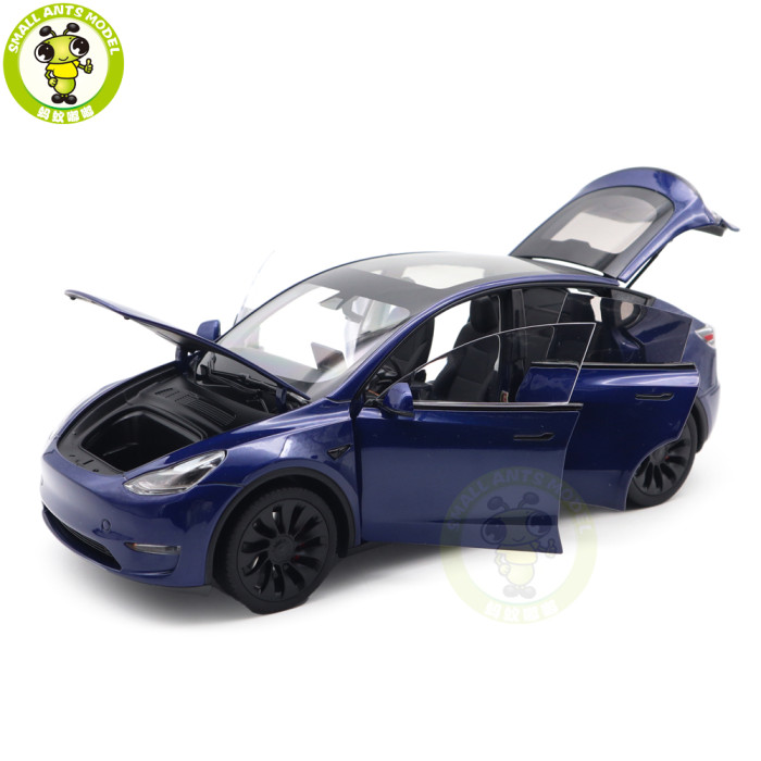 1/18 Tesla Model Y Diecast Model Toy Car Gifts For Friends Father