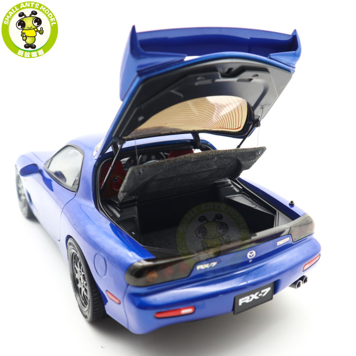 1/18 Mazda RX-7 RX 7 Spirit R Gray Polar Master Diecast Model Toy Car Gifts For Friends Father