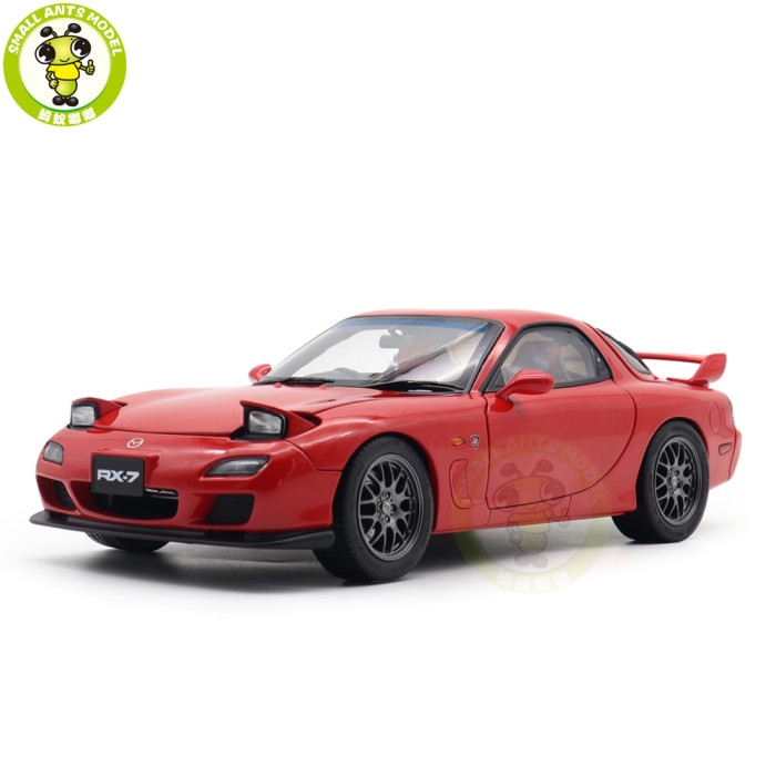 1/18 Mazda RX-7 RX 7 Spirit R Gray Polar Master Diecast Model Toy Car Gifts For Friends Father