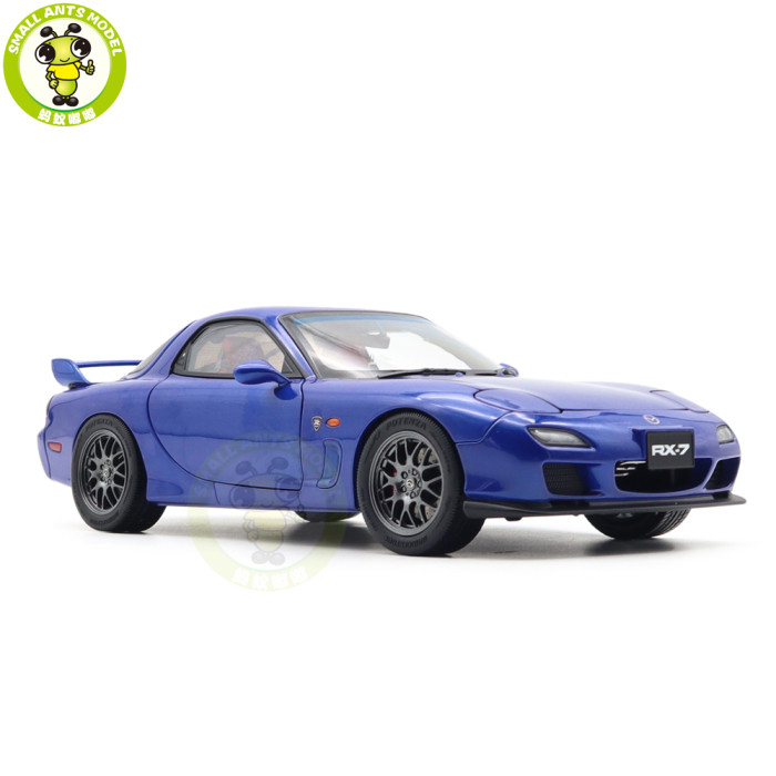 1/18 Mazda RX-7 RX 7 Spirit R Gray Polar Master Diecast Model Toy Car Gifts For Friends Father