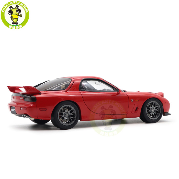 1/18 Mazda RX-7 RX 7 Spirit R Gray Polar Master Diecast Model Toy Car Gifts For Friends Father