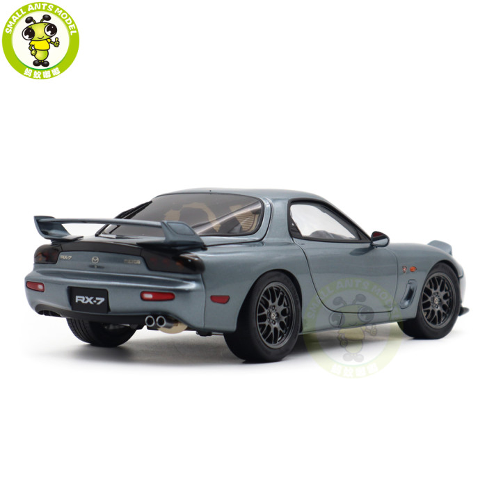 1/18 Mazda RX-7 RX 7 Spirit R Gray Polar Master Diecast Model Toy Car Gifts For Friends Father