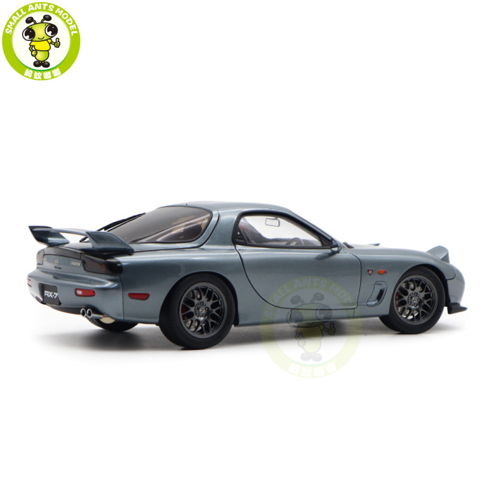1/18 Mazda RX-7 RX 7 Spirit R Gray Polar Master Diecast Model Toy Car Gifts For Friends Father