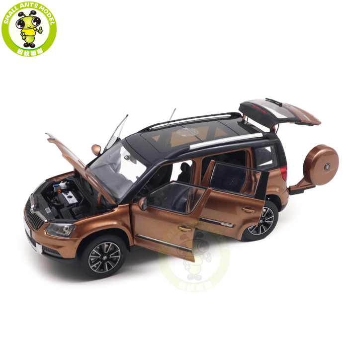 1/18 VW Skoda Yeti Suv Diecast Model Toy Car Gifts For Father Friends