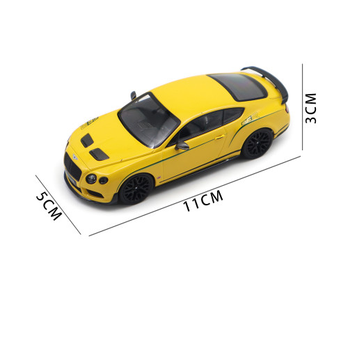 1/43 Bentley Continental GT3 GT3-R 2015 Almost Real Diecast Model Toys Car Gifts For Friends Father
