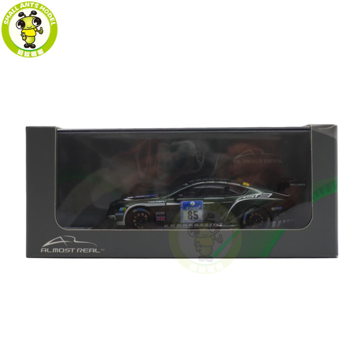 1/43 Bentley Continental GT3 GT3-R 2015 Almost Real Diecast Model Toys Car Gifts For Friends Father