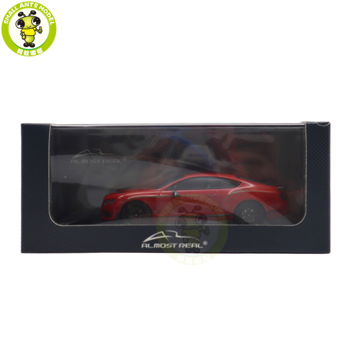 1/43 Bentley Continental GT3 GT3-R 2015 Almost Real Diecast Model Toys Car Gifts For Friends Father
