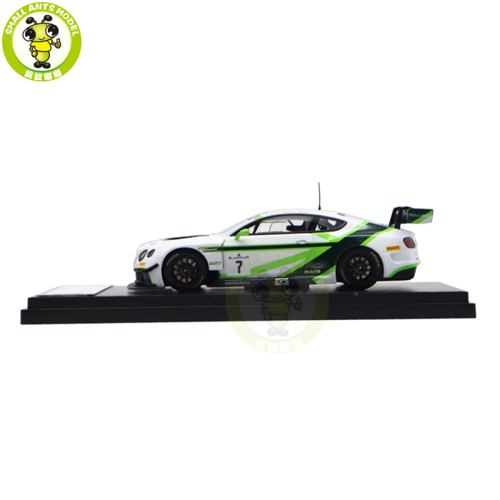 1/43 Bentley Continental GT3 GT3-R 2015 Almost Real Diecast Model Toys Car Gifts For Friends Father