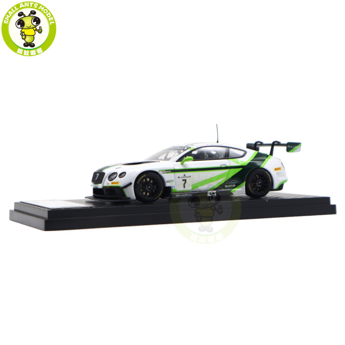 1/43 Bentley Continental GT3 GT3-R 2015 Almost Real Diecast Model Toys Car Gifts For Friends Father