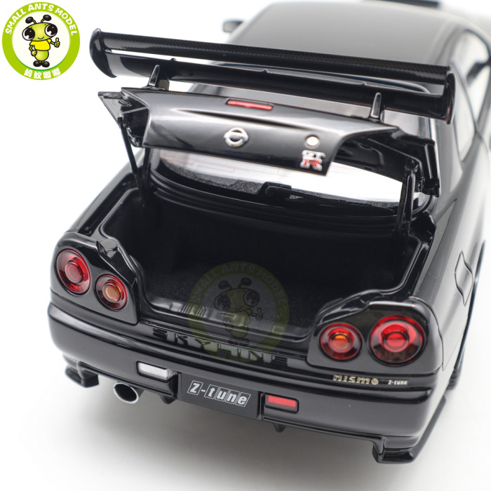 1/18 Nissan NISMO R34 GT-R Z-tune AUTOart 77463 Black Pearl Model Car