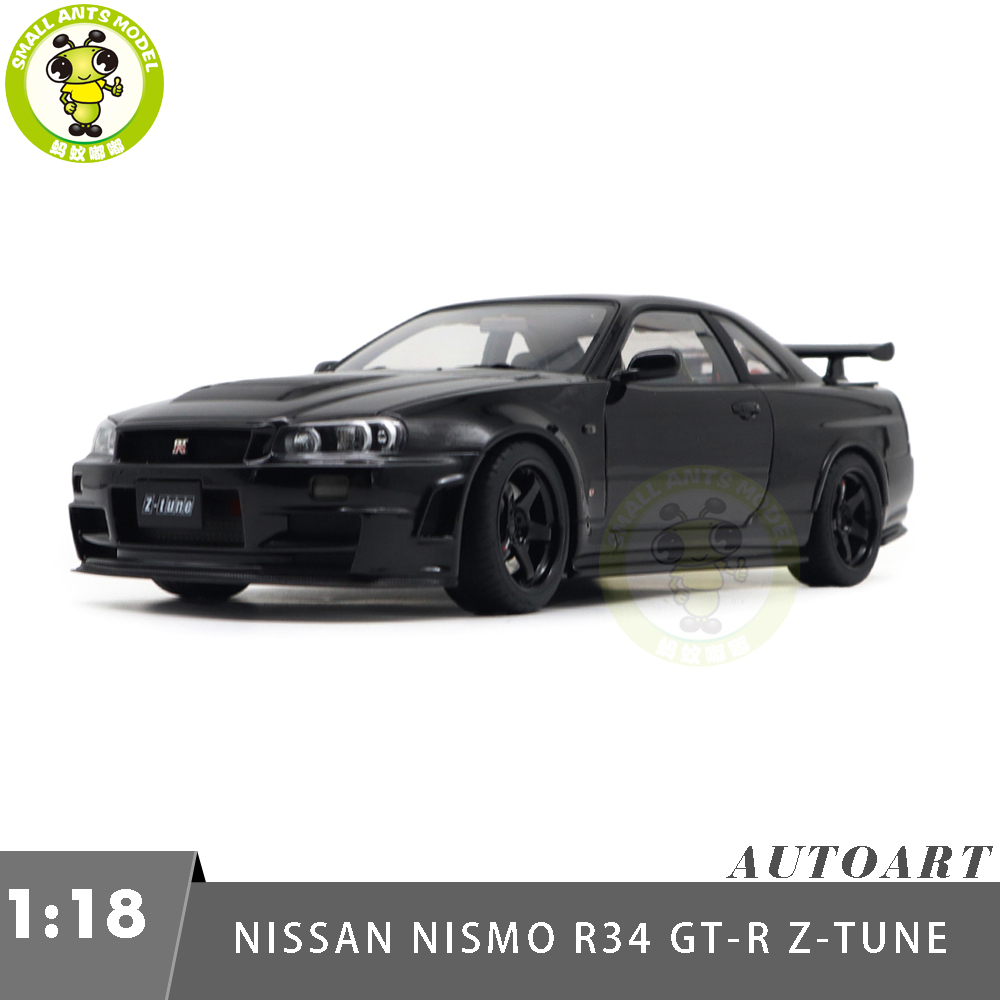 1/18 Nissan NISMO R34 GT-R Z-tune AUTOart 77463 Black Pearl Model