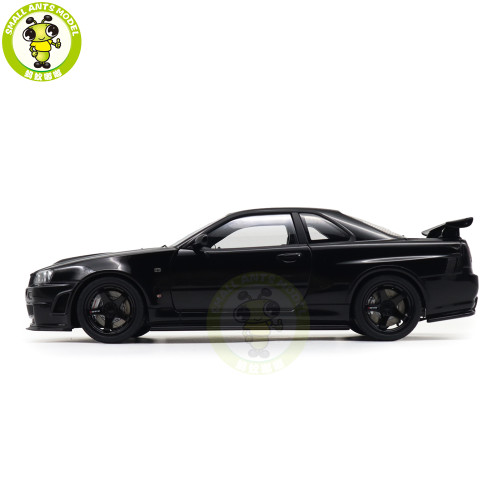 1/18 Nissan NISMO R34 GT-R Z-tune AUTOart 77463 Black Pearl Model Car