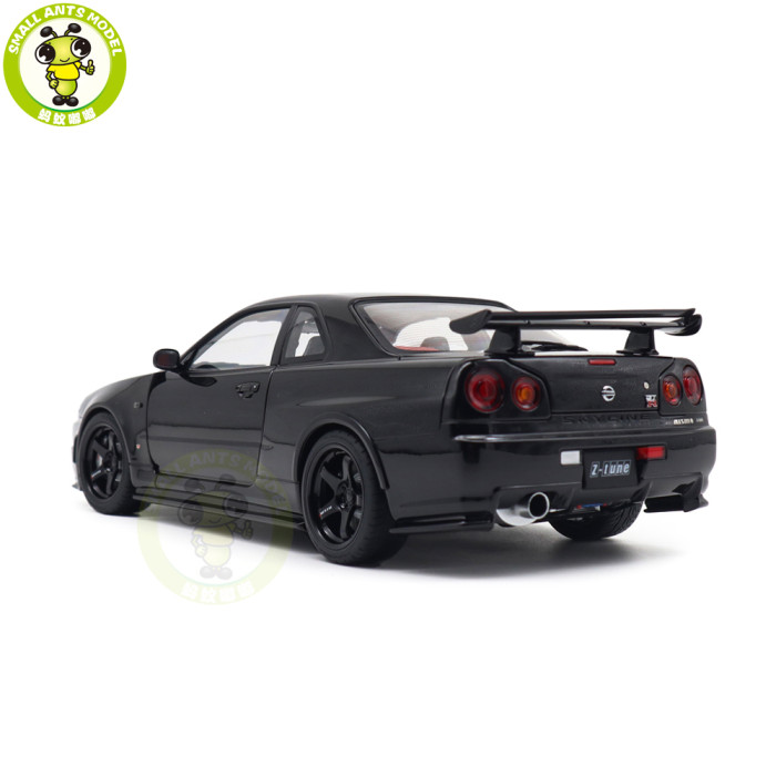 1/18 Nissan NISMO R34 GT-R Z-tune AUTOart 77463 Black Pearl Model Car