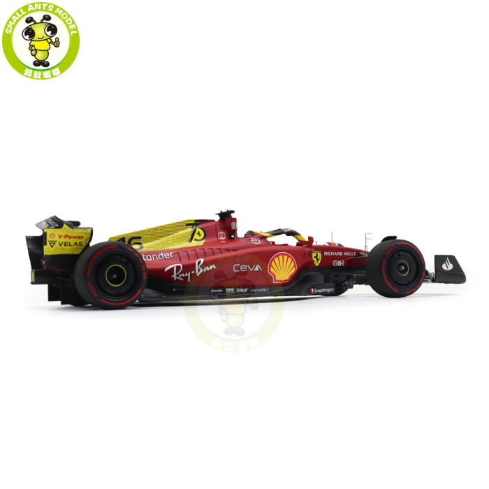 1/18 BBR 221836 Ferrari SF-75 Italian GP Monza 2022 C.Leclerc #16 Diecast Model Toys Car Gifts