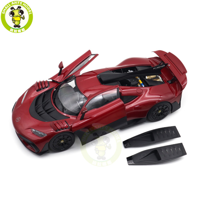 1/18 Kiloworks Mercedes Benz AMG ONE Black Diecast Model Toy Car Gifts For Father Friends
