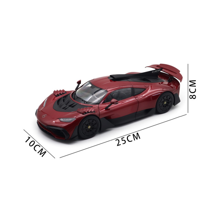 1/18 Kiloworks Mercedes Benz AMG ONE Black Diecast Model Toy Car Gifts For Father Friends