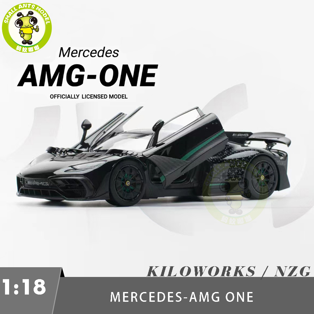 1/18 Kiloworks Mercedes Benz AMG ONE Black Diecast Model Toy Car