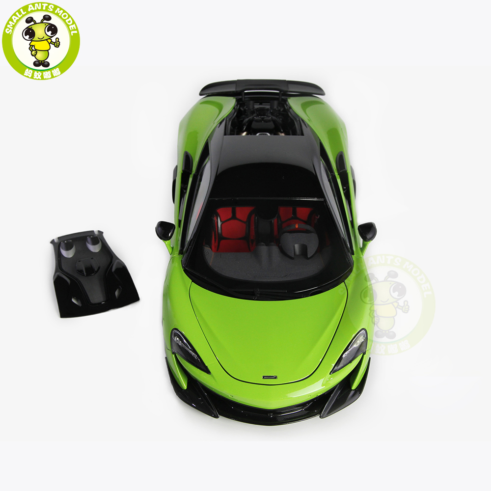 Modellino auto LCD 1/18 pressofuso McLaren 600LT 600 LT aperto chiuso