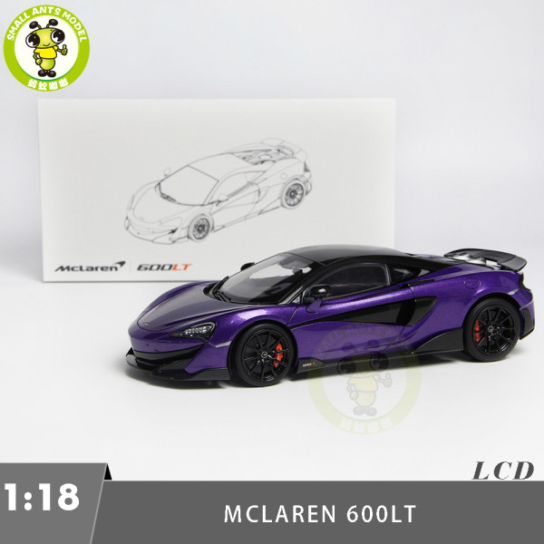 1/18 LCD Mclaren 600LT 600 LT super Racing car Diecast Model Cars Boys Girls Gifts