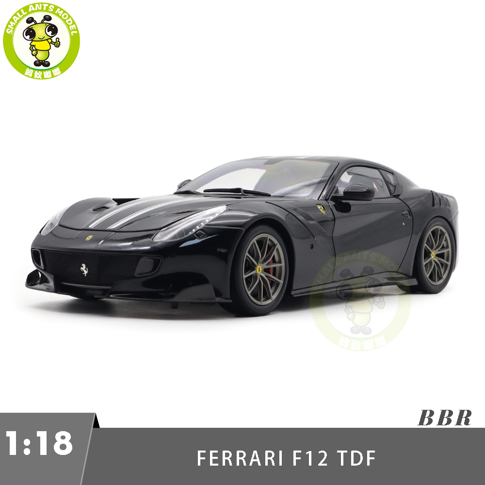 1/18 Ferrari F12 TDF New Black Daytona 508 BBR 182102 Diecast
