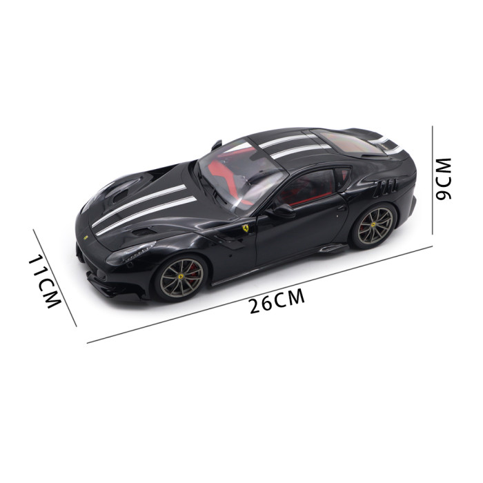 1/18 Ferrari F12 TDF New Black Daytona 508 BBR 182102 Diecast Model Toys Car Gifts For Father Friends