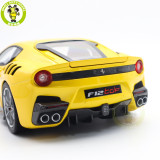 1/18 Ferrari F12 TDF Giallo Tri-strato BBR 182100 Diecast Model Toys Car Gifts For Father Friends