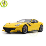 1/18 Ferrari F12 TDF Giallo Tri-strato BBR 182100 Diecast Model Toys Car Gifts For Father Friends
