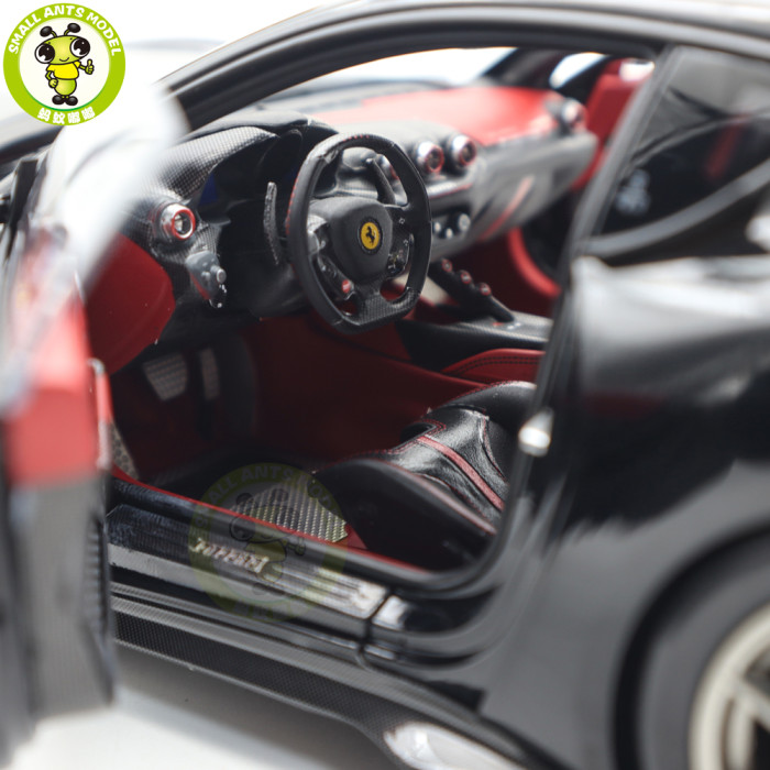 1/18 Ferrari F12 TDF New Black Daytona 508 BBR 182102 Diecast Model Toys Car Gifts For Father Friends