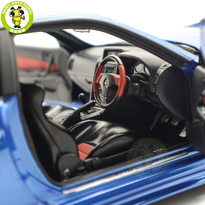 1/18 Nissan NISMO R34 GT-R Z-tune AUTOart 77462 Bayside Blue Model Car
