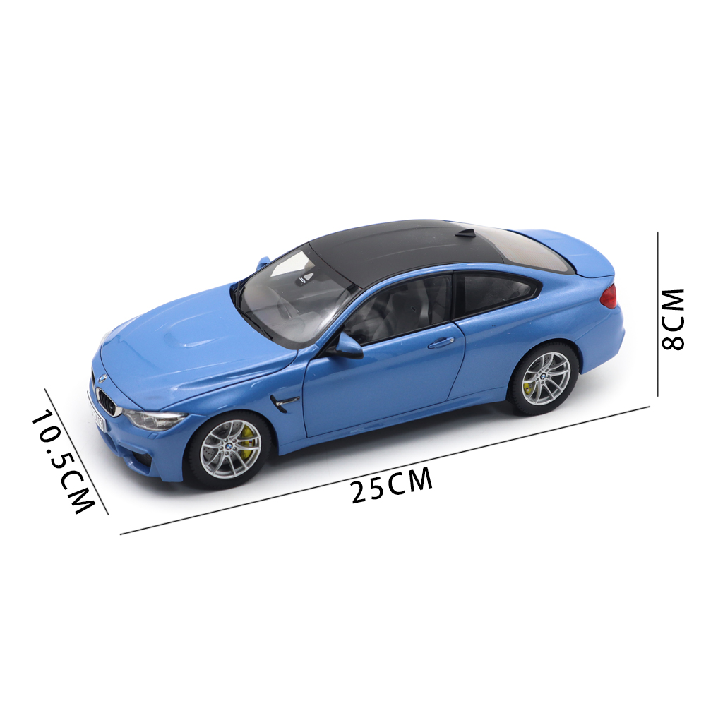 1/18 Paragon BMW M4 F82 2014 Diecast Model Car Toys Gifts For