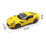 1/18 Ferrari F12 TDF Giallo Tri-strato BBR 182100 Diecast Model Toys Car Gifts For Father Friends