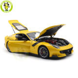 1/18 Ferrari F12 TDF Giallo Tri-strato BBR 182100 Diecast Model Toys Car Gifts For Father Friends