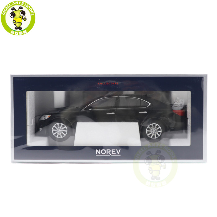 1/18 NOREV 188110 LEXUS LS460 2010 Black Diecast Model Toy Car Gifts For Friends Father