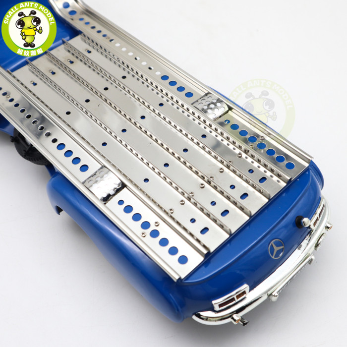 1/18 IVY Mercedes Benz Renntransporter Blaues Wuuder Car Transporter 1954 Diecast Model Toy Car Gifts For Father Friends