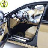 1/18 Mercedes Maybach S Class S680 2021 Almost Real 820124 Obsidian Black / Sand Diecast Model Toy Car Gifts For Friends Father