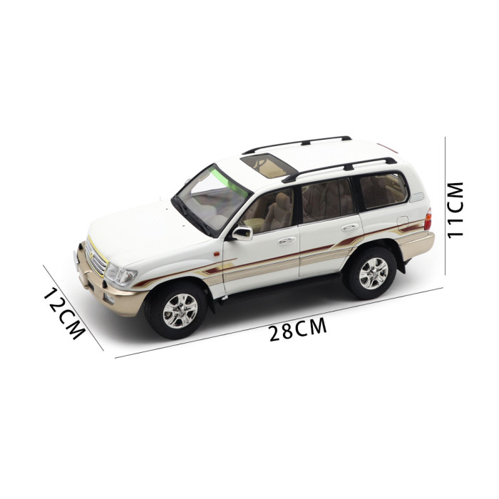 1/18 Toyota Land Cruiser LC100 Diecast Model Suv Car Toys Gifts For Father Friends