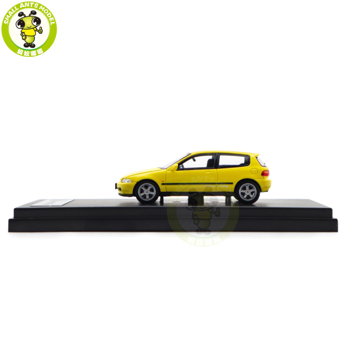 1/64 LCD Honda Civic EG6 Diecast Model Toy Car Gifts For Friends Father