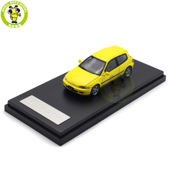 1/64 LCD Honda Civic EG6 Diecast Model Toy Car Gifts For Friends Father