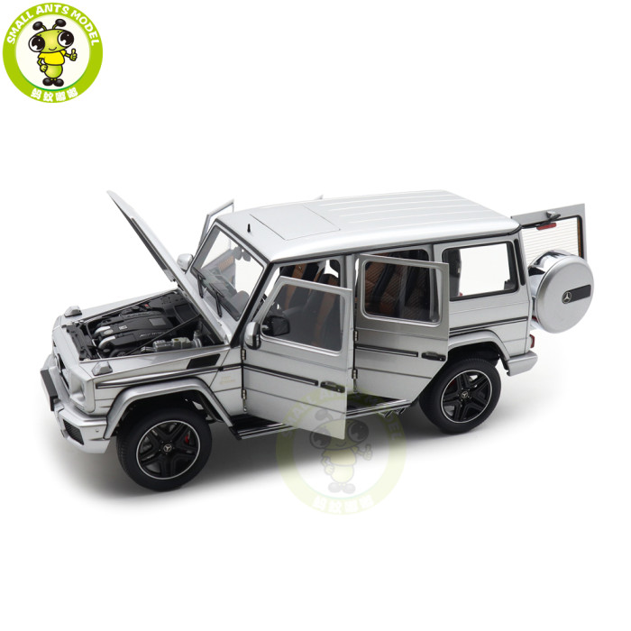 1/18 Mercedes-AMG G63 Benz AUTOart 76323 Silver Model Car Gifts For Father Friends