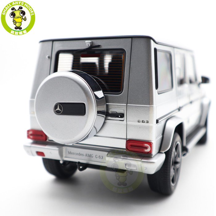 1/18 Mercedes-AMG G63 Benz AUTOart 76323 Silver Model Car Gifts For Father Friends