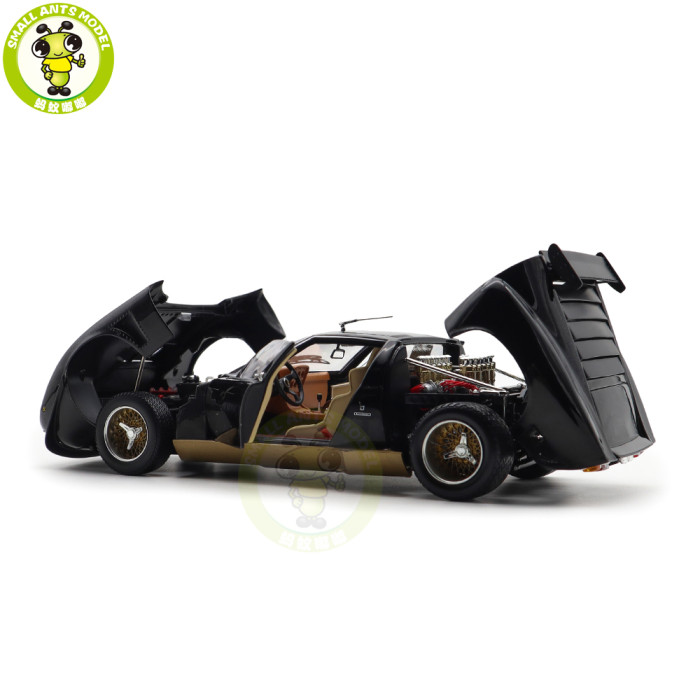 1/18 Lamborghini MIURA SVR Black/Gold KYOSHO 08319BKG Diecast Model Toy Cars Gifts For Father Friends