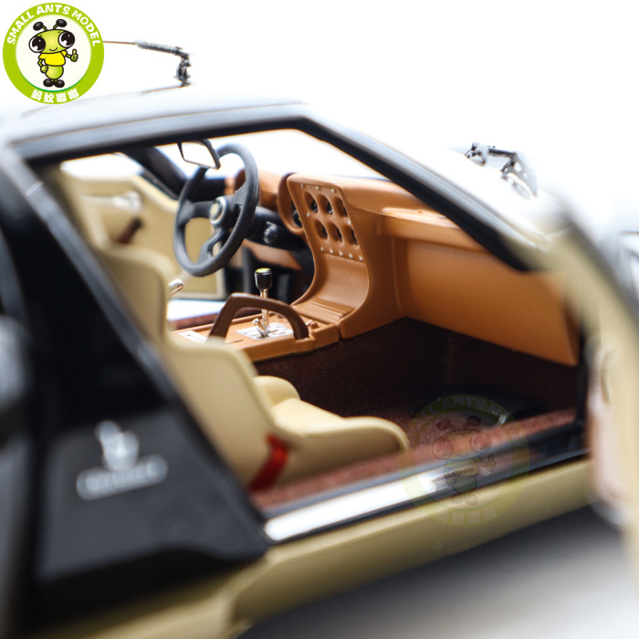 1/18 Lamborghini MIURA SVR Black/Gold KYOSHO 08319BKG Diecast Model Toy Cars Gifts For Father Friends