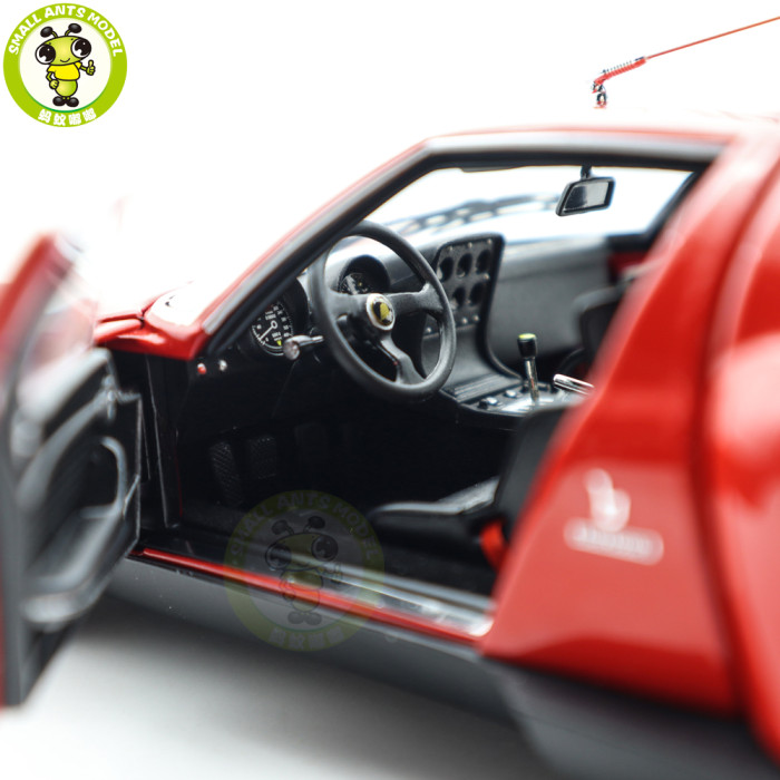 1/18 Lamborghini MIURA SVR Red/Black KYOSHO 08319RBK 08319R Diecast Model Toy Cars Gifts For Father Friends