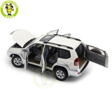 1/18 Toyota Land Cruiser Prado GX White Diecast Model Toy Car Gifts For Father Friends