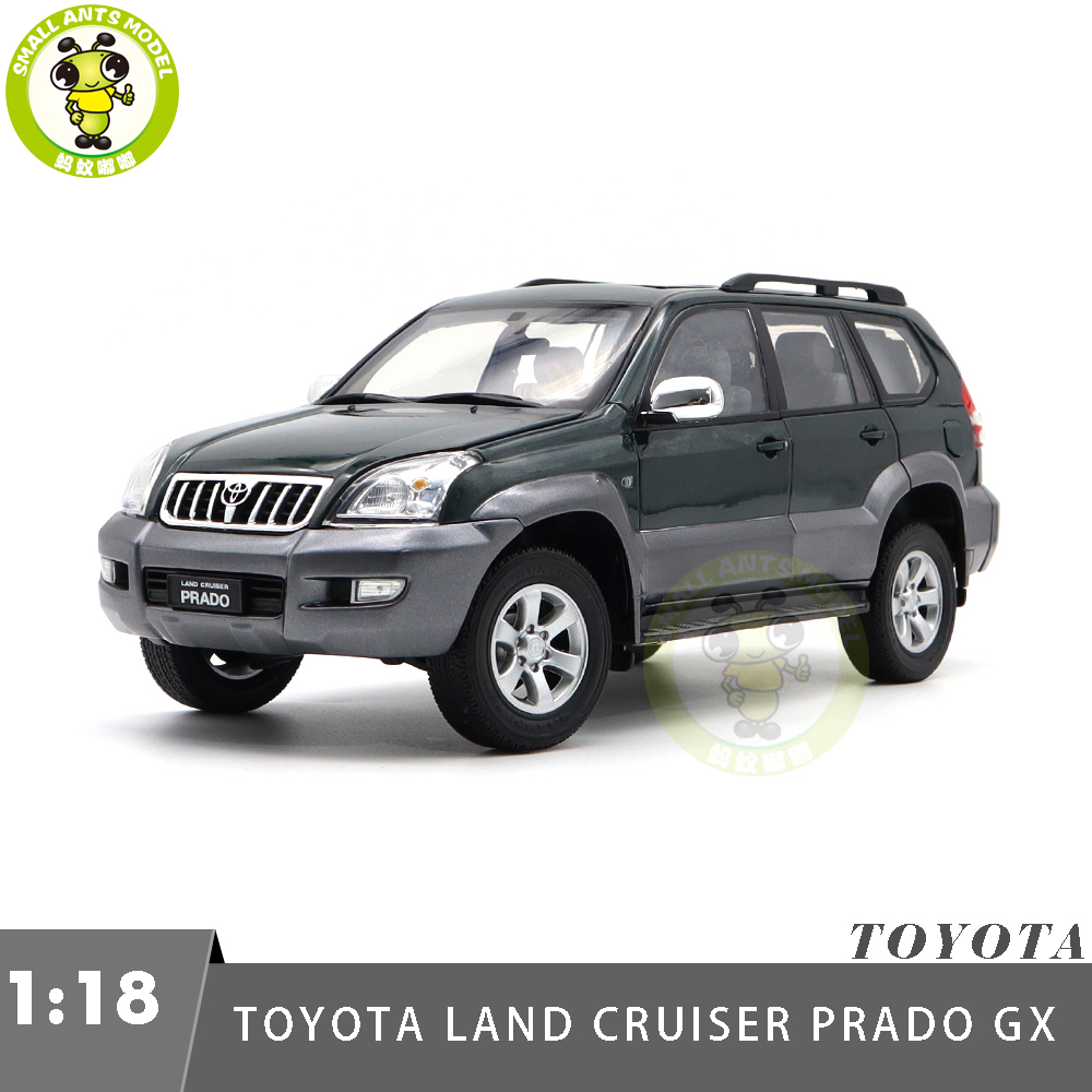 1/18 Toyota Land Cruiser Prado GX Diecast Model Toy Car Gifts For