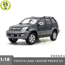 1/18 Toyota Land Cruiser Prado GX Diecast Model Toy Car Gifts For Father Friends
