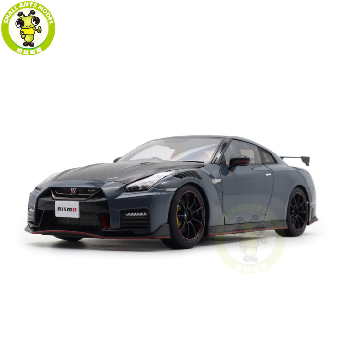 1/18 Nissan GT-R R35 NISMO Special Edition AUTOart 77505 NISMO Stealth Gray Model Car
