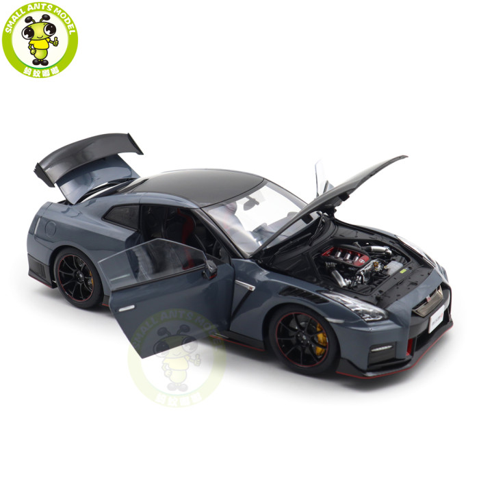 1/18 Nissan GT-R R35 NISMO Special Edition AUTOart 77505 NISMO Stealth Gray Model Car