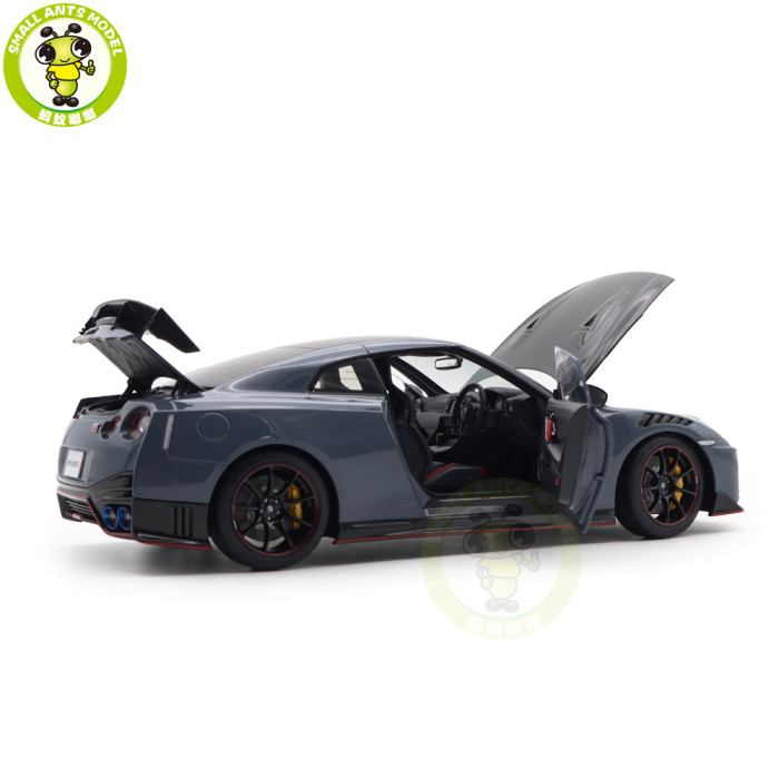 1/18 Nissan GT-R R35 NISMO Special Edition AUTOart 77505 NISMO Stealth Gray Model Car