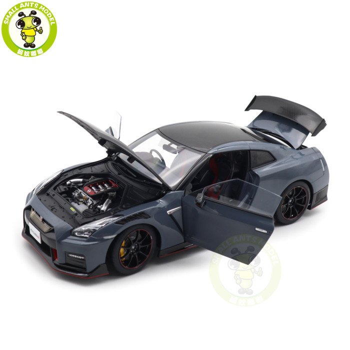 1/18 Nissan GT-R R35 NISMO Special Edition AUTOart 77505 NISMO Stealth Gray Model Car